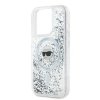 Karl Lagerfeld KLHMP15LLGKISGH iPhone15 Pro 6.1 hardcase transparent Liquid Glitter Karl Head Magsafe